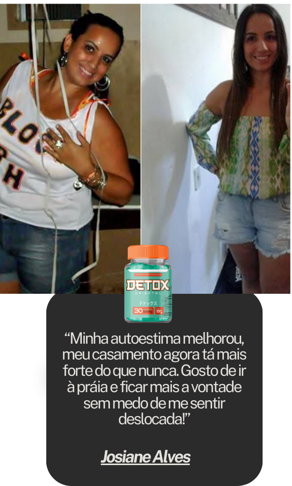 “Minha vida mudou, comecei a usar o detox oriental a 2 meses e foi a melhor coisa da minha vida. Obrigada a toda equipe e ao acompanhamento, está sendo tudo maravilhoso!” (2)